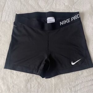 Nike Pro Women's Athletic Black Shorts Dri-FIT